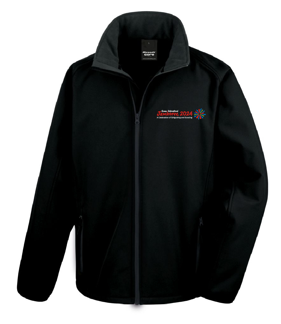 EIJ 2024 Adult Black Softshell Jacket