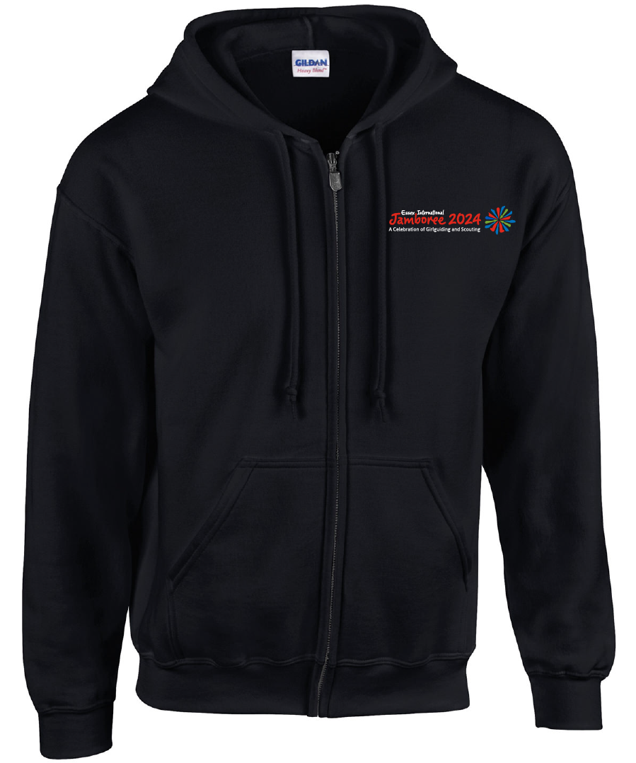 EIJ 2024 Black Adult Zip Hoodie Eventmerch Store   EIJ2024BlackZipHoodie 