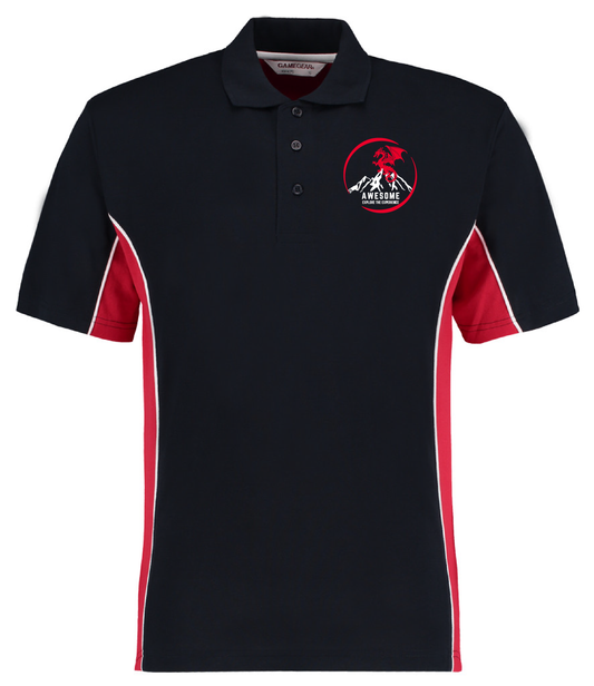 AWESOME Navy/Red Polo Shirt
