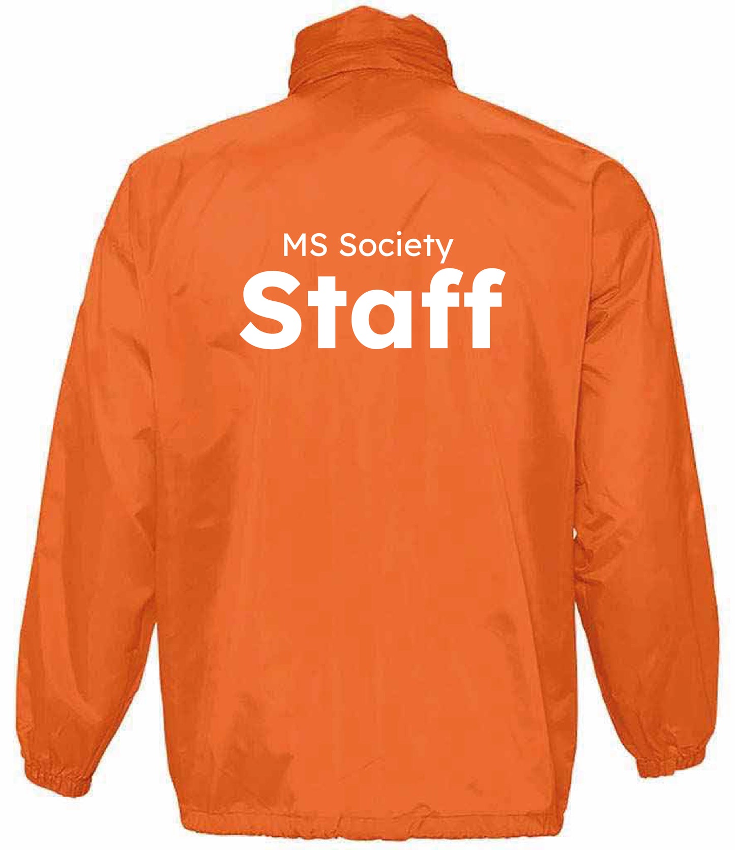 MS Society Orange Staff Windbreaker