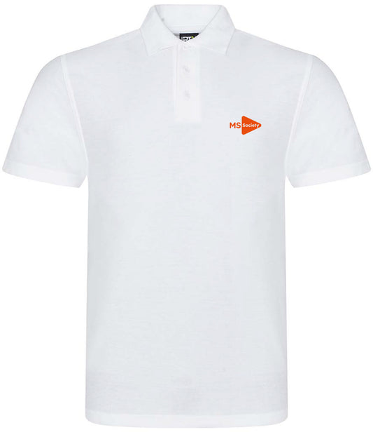 MS Society White Polo Shirt
